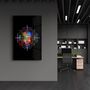 Other wall decoration - Rainbow Buddha | Glass Wall Art - ARTDESIGNA