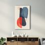 Autres décorations murales - Abstract Shapes V5 | Glass Wall Art - ARTDESIGNA