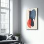 Autres décorations murales - Abstract Shapes V5 | Glass Wall Art - ARTDESIGNA