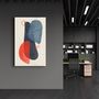 Autres décorations murales - Abstract Shapes V5 | Glass Wall Art - ARTDESIGNA