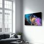 Autres décorations murales - Abstract Colorful Clouds | Glass Wall Art - ARTDESIGNA