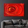 Other wall decoration - Red Gradient | Glass Wall Art - ARTDESIGNA