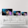 Autres décorations murales - Abstract Colorful Clouds | Glass Wall Art - ARTDESIGNA