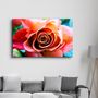 Other wall decoration - Floribunda Rose | Glass Wall Art - ARTDESIGNA