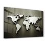 Other wall decoration - Metallic World Map | Glass Wall Art - ARTDESIGNA