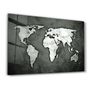 Autres décorations murales - World Map 3 | Glass Wall Art - ARTDESIGNA
