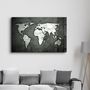 Autres décorations murales - World Map 3 | Glass Wall Art - ARTDESIGNA