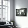Autres décorations murales - World Map 3 | Glass Wall Art - ARTDESIGNA