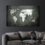 Autres décorations murales - World Map 3 | Glass Wall Art - ARTDESIGNA