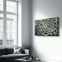 Autres décorations murales - Raindrops On Echeveria | Glass Wall Art - ARTDESIGNA