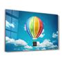 Other wall decoration - Rainbow Air Balloon | Glass Wall Art - ARTDESIGNA