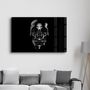 Autres décorations murales - The Black Skull | Glass Wall Art - ARTDESIGNA