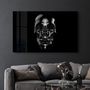 Autres décorations murales - The Black Skull | Glass Wall Art - ARTDESIGNA