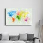 Other wall decoration - Rainbow World Map | Glass Wall Art - ARTDESIGNA