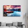 Other wall decoration - Calm Lake | Glass Wall Art - ARTDESIGNA