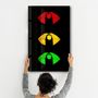 Other wall decoration - Shush In Colors | Glass Wall Art - ARTDESIGNA