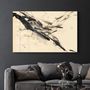 Autres décorations murales - Abstract Brush Strokes | Glass Wall Art - ARTDESIGNA
