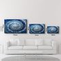 Other wall decoration - Shades Of Blue | Glass Wall Art - ARTDESIGNA