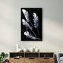 Other wall decoration - White Feathers | Glass Wall Art - ARTDESIGNA
