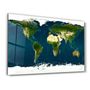 Other wall decoration - Satellite World Map | Glass Wall Art - ARTDESIGNA