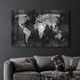 Autres décorations murales - Wold Map | Glass Wall Art - ARTDESIGNA