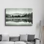Other wall decoration - Foggy Lake | Glass Wall Art - ARTDESIGNA