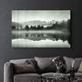 Other wall decoration - Foggy Lake | Glass Wall Art - ARTDESIGNA