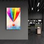 Autres décorations murales - The Air Balloon | Glass Wall Art - ARTDESIGNA