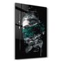 Autres décorations murales - Abstract Green Poseidon | Glass Wall Art - ARTDESIGNA