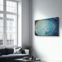 Autres décorations murales - Regime Of Blue | Glass Wall Art - ARTDESIGNA