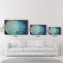 Autres décorations murales - Regime Of Blue | Glass Wall Art - ARTDESIGNA