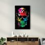 Autres décorations murales - The Palm Skull | Glass Wall Art - ARTDESIGNA