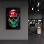 Autres décorations murales - The Palm Skull | Glass Wall Art - ARTDESIGNA
