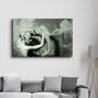Autres décorations murales - Dancing With Smoke | Glass Wall Art - ARTDESIGNA
