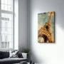 Other wall decoration - Silhouette Of Eiffel | Glass Wall Art - ARTDESIGNA