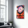 Autres décorations murales - Abstract Eye | Glass Wall Art - ARTDESIGNA