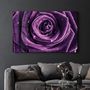 Autres décorations murales - Purple Rose V2 | Glass Wall Art - ARTDESIGNA