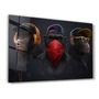 Other wall decoration - Monkeys Gang | Glass Wall Art - ARTDESIGNA