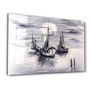 Autres décorations murales - White Boats | Glass Wall Art - ARTDESIGNA