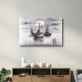 Autres décorations murales - White Boats | Glass Wall Art - ARTDESIGNA