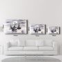 Autres décorations murales - White Boats | Glass Wall Art - ARTDESIGNA