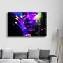 Autres décorations murales - Colorful Midnight | Glass Wall Art - ARTDESIGNA