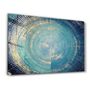 Autres décorations murales - Regime Of Blue | Glass Wall Art - ARTDESIGNA