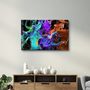 Autres décorations murales - Dance Of Paints | Glass Wall Art - ARTDESIGNA