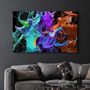 Autres décorations murales - Dance Of Paints | Glass Wall Art - ARTDESIGNA
