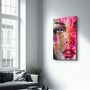 Other wall decoration - Colorful Woman Face | Glass Wall Art - ARTDESIGNA