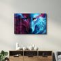 Autres décorations murales - Mystical Wolf | Glass Wall Art - ARTDESIGNA
