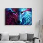 Autres décorations murales - Mystical Wolf | Glass Wall Art - ARTDESIGNA