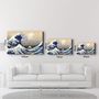 Other wall decoration - The Great Wave off Kanagawa (1829) by Hokusai | Glass Wall Art - ARTDESIGNA