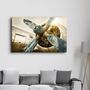 Other wall decoration - The Rusty Propeller | Glass Wall Art - ARTDESIGNA